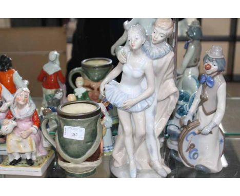 LOT OF MIXED CERAMIC FIGURES
including Doulton and Lladro