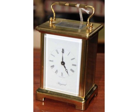 BRASS CARRIAGE CLOCK AND A MACKINTOSH STYLE TIMEPIECE
