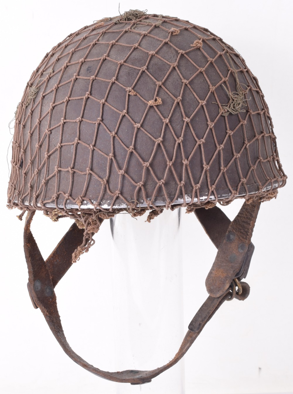 WW2 1943 British Airborne Forces Paratrooper Helmet with Leather ...