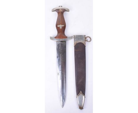 Third Reich SA Dress Dagger by Carl Wusthof with Regimental Markings, good untouched example of a standard pattern SA dress d