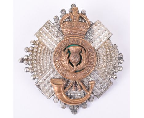 4th / 5th Territorial Battalion Royal Scots Officers Pouch Badge, fine two piece example with two post fittings to the revers
