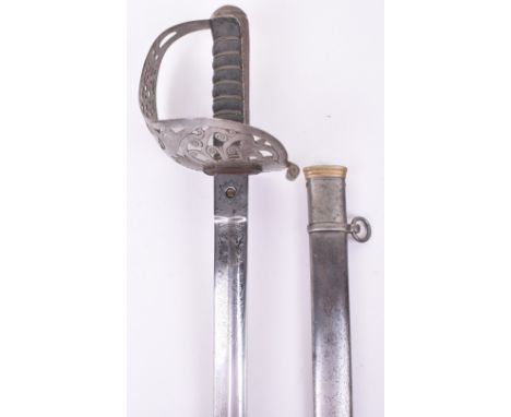 Late Victorian Heavy Cavalry Officers Undress Sword, blade by Henry Wilkinson, Pall Mall, London No 37965 etched and polished