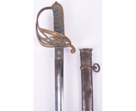 1845 Pattern Infantry Officers Sword by Henry Wilkinson Pall Mall London No.10698, polished blade sharpened for field service