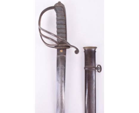 Victorian Royal Artillery Officers Sword, Blade by Henry Wilkinson, Pall Mall, London No 23052, etched and polished with the 