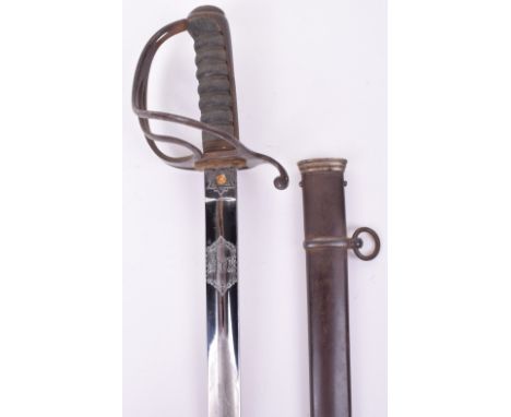 1821 Pattern British Cavalry Officers Sword of the West Somerset Yeomanry Cavalry by Henry Wilkinson, Pall Mall, London, No 2