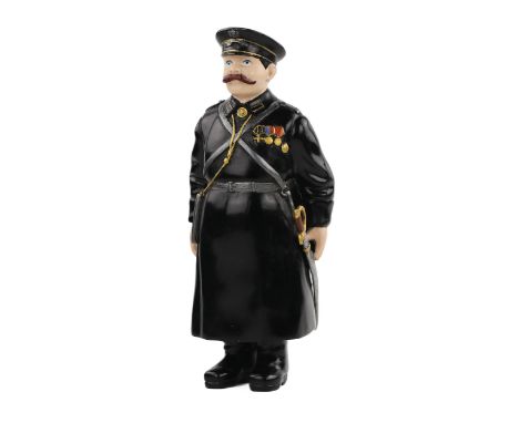 A rare bronze figure, made according to the model of a stone-cut sculpture created by Heinrich WigstrÃ¶m, one of the leading 