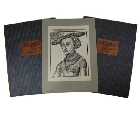 Lucas Cranach d. Ä. "Einblattholzschnitte", Mappe I u. III., Faksimile-Drucke zum Anlass der 500. Wiederkehr seines Geburtsja