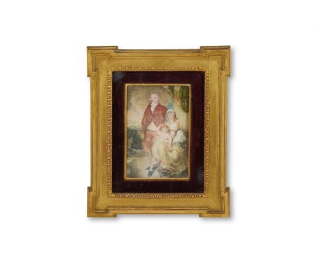 Y AFTER SIR THOMAS LAWRENCE  HENRY, 10TH EARL AND 1ST MARQUESS OF EXETER, HIS WIFE SARAH AND DAUGHTER LADY SOPHIA CECIL Water