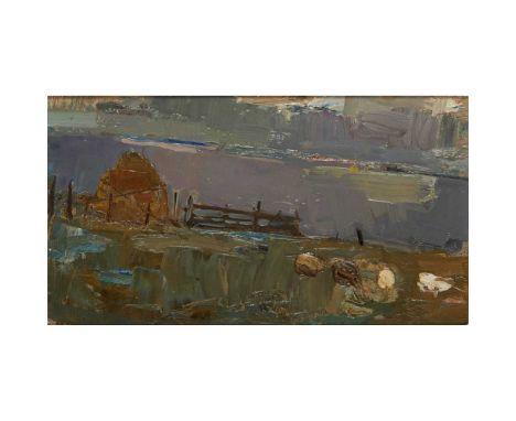 Oil on board18cm x 30.5cm (7in x 12in)Footnote: Eardley had a solo exhibition at the Gaumont Cinema in Aberdeen in 1951. It w