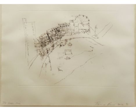 TRACEY EMIN R.A. (b. 1963) limited edition (254/300) etching - The Golden Mile, 2012, on 350gsm Hahnemuhle paper, signed in p