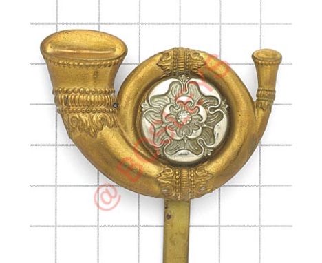 King’s Own Yorkshire Light Infantry OR’s ‘Smasher hat’ KOYLI badge. Die-stamped bi-metal. (KK 669) VGC Long slider 