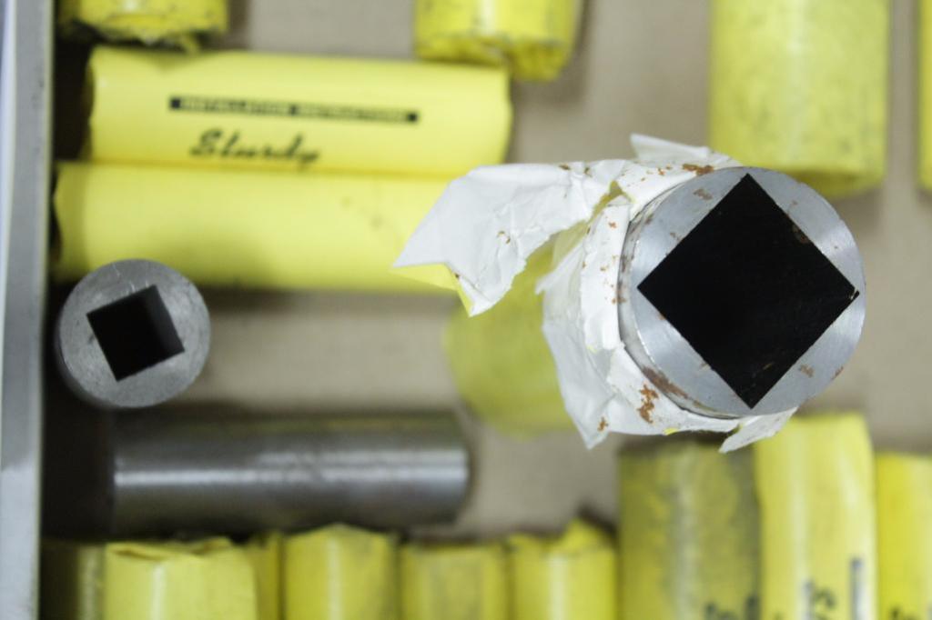 Square hole sleeves, bushings