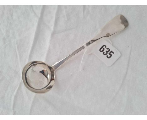 A William IV sauce ladle with rat tail bowl – Dublin 1834 by CC