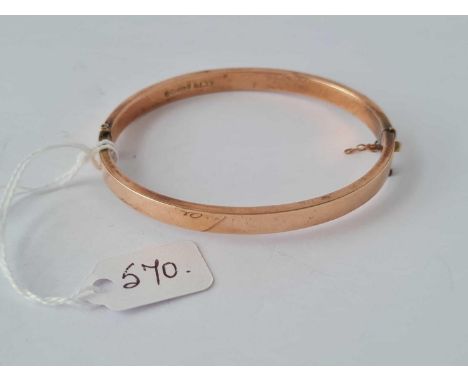 A 9ct bangle – 6.6 gms