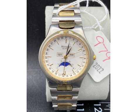 Accurist store moonphase watch