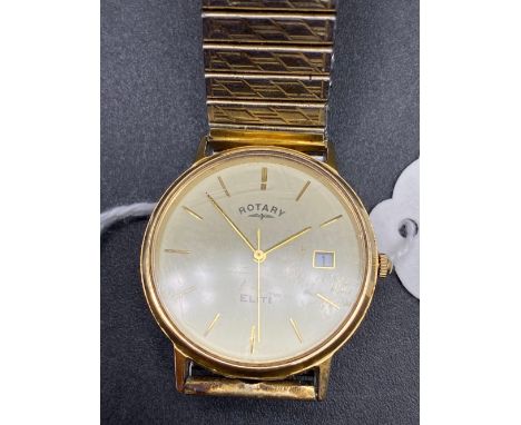 Gents Rotary Elite wrist watch with calendar