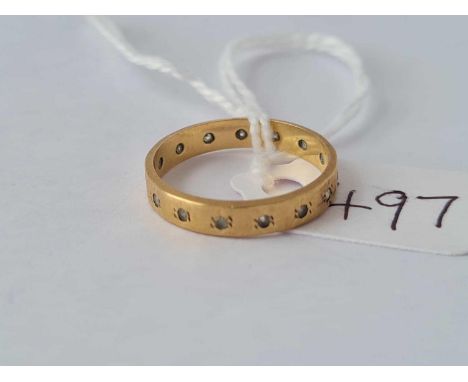 A 9ct eternity ring size K ½ – 1.6 gms