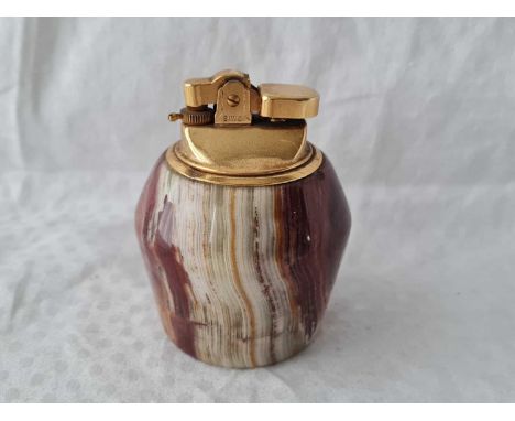 A genuine AZIZOFF marble table lighter