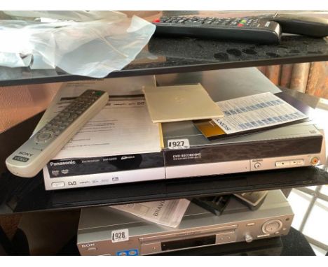 Panasonic DVD recorder and remote