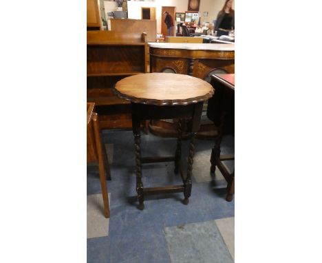 An Edwardian Oak Gate Legged Drop Leaf Dining Table, 90cm Wide 