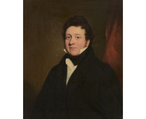 Circle of William Dyce (1806-1864) - Portrait of George Wilson (1793-1867) Oil on canvas 77.5 x 64.5 cm. (30 1/2 x 25 3/8 in)