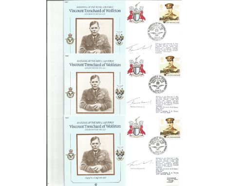 6 x Viscount Trenchard Of Wolfeton Signed And Flown First Day Covers 1986. Good condition. We combine postage on multiple win