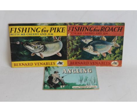 BERNARD VENABLES - 'FISHING FOR ROACH WITH MR CHERRY AND JIM', first edition 1961, 'Fishing For Pike with Mr Cherry and Mr Ji