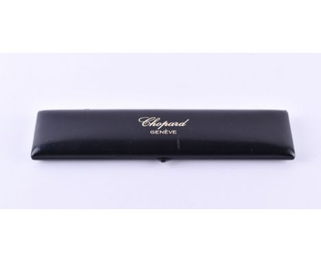 Armbanduhr - Etui, Chopard 70/80er JahreLeder, 25 cm x 6 cm x 1,5 cm