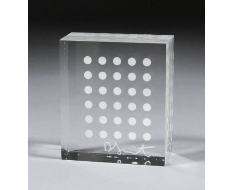 ***Damien Hirst (born 1965) - Limited edition screen print on perspex - "Ho, Ho, Ho!" - White spots suspended in plexiglass f