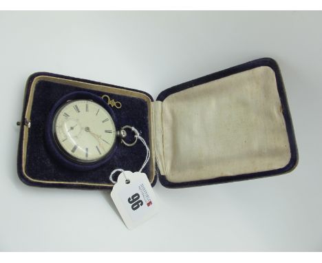 A Chester Hallmarked Silver Cased Openface Pocket Watch, with black Roman numerals and seconds subsidiary dial, the movement 