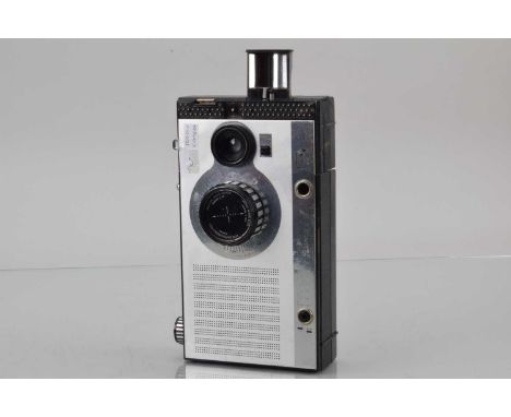 A G.E.C. Transistomatic Radio Camera. three band radio & combined 126 film cartridge camera, untested, shutter working on cam