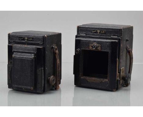 A Thorton Pickard Special Ruby Reflex Camera, Thorton Pickard Special Ruby Reflex, 2¼ x 3¼'', utter not working, curtain AF, 