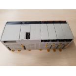 OMRON PLC RACK WITH MODULES - CPU, PS, I/O
