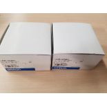 LOT OF 2 NEW OMRON E2K-C25MY2 CAPACITIVE PROXIMITY SWITCHES/SENSORS