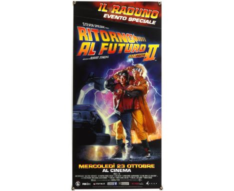Back to the Future Part II (1989 RR), Italian Locandina Poster, this being for a later 2010 re-release, artwork by Drew Struz