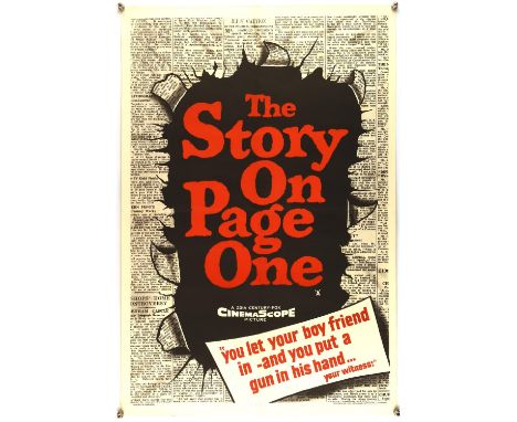 The Story On Page One (1959), British Crown, 30 x 20 inches, bi-folded, printed by Stafford and Co Director Clifford Odets St