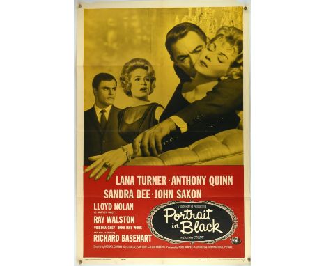 Collection of 3 Lana Turner US One Sheets for Imitation of Life (1959), Madame X (1966), Portrait in Black (1960), all folded