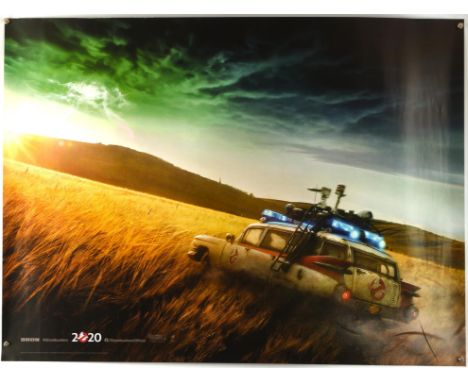 Ghostbusters Afterlife (2020), British Quad Film Poster, Teaser, double sided, unfolded, 30 x 40 inches Condition Report:  Ve
