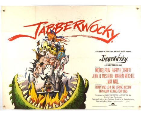 Jabberwocky (1977), British Quad Film Poster for the Terry Gilliam Film, artwork by Vic Fair, folded, 30 x 40 inches  Conditi
