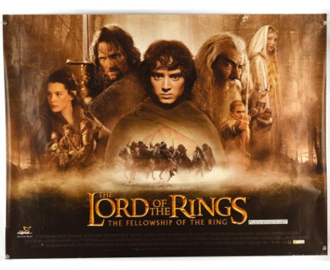 The Lord of the Rings: The Fellowship of the Ring (2001), British Quad Film Poster for the first of the trilogy, unfolded, 30