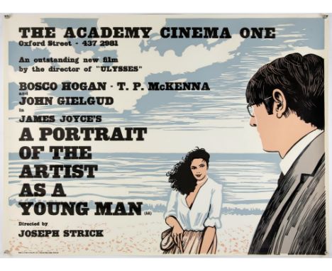 A Portrait of the Artist as a Young Man (1977), British Quad, 40 x 30 inches, rolled, Academy Cinema London, Peter Strausfeld