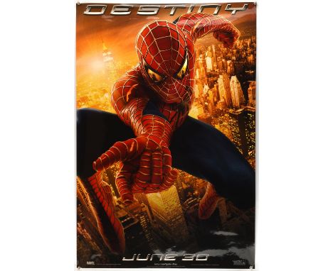Spiderman II (2004), US One Sheet Movie Poster, Teaser, Destiny Style, unfolded, 27 x 40 inches  Condition Report:  Very good