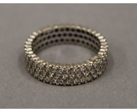 A 14 K gold full eternity ring (3.4 grammes)