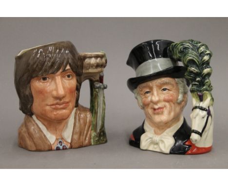 Two Royal Doulton character jugs, The Ring Master D6863 and Romeo D6670 