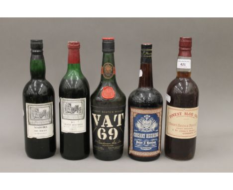 Berry Bros and Rudd Ltd Chateau Beaumont 1973 single bottle, together with Berry Bros and Rudd Ltd Madeira Dry Special of Hig