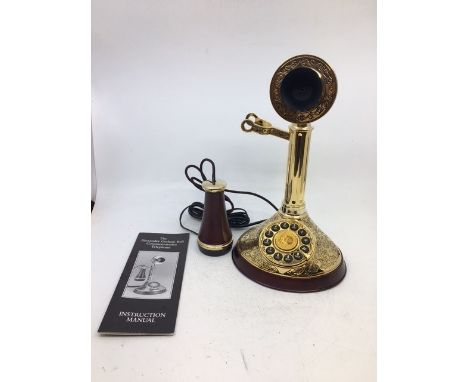 A The Alexander Graham Bell Commemorative Telephone with the original leaflet in good condition.&nbsp;