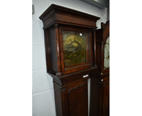 An 18th Century oak cased long case clock having brass dial, named William Porthouse Penrith (Thomas and Mary Green 1780)
- k
