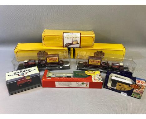 A Lot of various Corgi & Atlas circus truck and lorry models. Includes 3 atlas tractor and low loader models. 