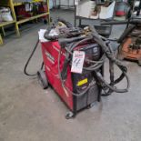 LINCOLN ELECTRIC POWER MIG 256 WELDER, S/N M320100608, TANKS ARE NOT INCLUDED