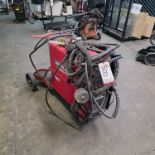 LINCOLN ELECTRIC POWER MIG 256 WELDER, S/N M3140406091, TANKS ARE NOT INCLUDED